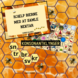 Hjælp bierne... - Konsonantklyngespil 1
