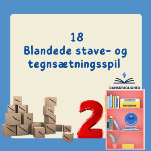 Grammatikpakke 2 – 18 blandede stave- og tegnsætningsspil