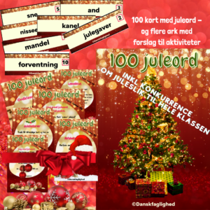 🎅 100 store juleord – flotte kort og sjove aktiviteter  Perfekt til december i dansk!