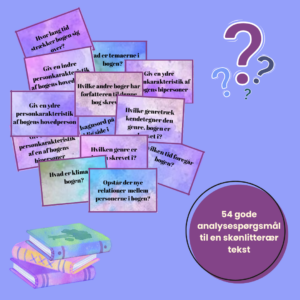 Analyse af en roman – 54 samtalekort