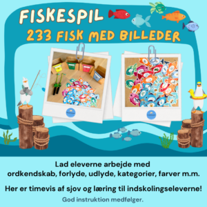 Fiskespil - 233 fisk med billeder
