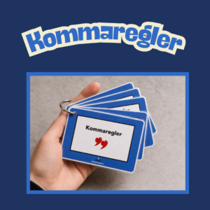Kommaregler på kort