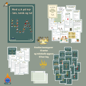 4.A på lejr – komplet litteraturforløb med opgaver til alle 20 bøger