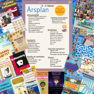 Årsforløb i dansk – 3.–4. klasse (komplet pakke)