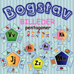 Bogstav-Billeder pentagoner