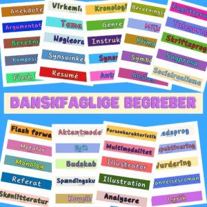 Danskfaglige begreber