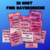 Find navneordene – kortspil til grammatiktræning