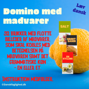 Domino med madvarer