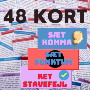 Sæt og ret. Komma - stavefejl - punktum