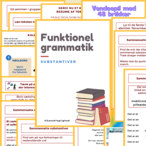 Funktionel grammatik - substantiver