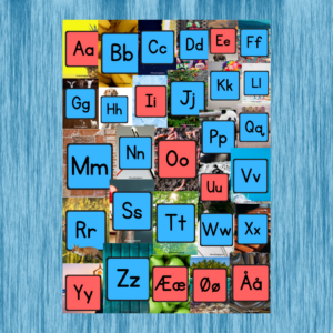 Bogstavkort – 29 bogstaver inkl. W