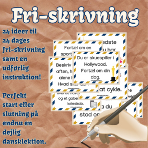 Fri-skrivning 24 kort