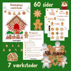 Jul med honningkagemænd – stationsundervisning til indskolingen