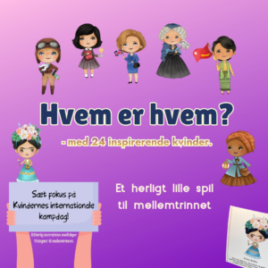 Hvem er hvem? – stærke kvinder (spil med 24 inspirerende kvinder)