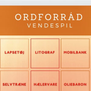 Ordforråd vendespil