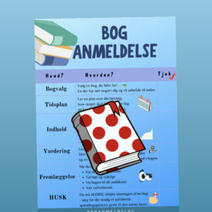 Mundtlig boganmeldelse – tjekliste