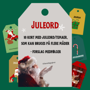 Juleordkort