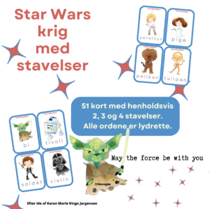 Star Wars – Krig med stavelser | Læsning og stavelsestræning (2.–4. klasse)