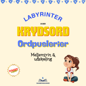 Krydsord, ordpuslerier og labyrinter