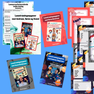 Gør dine elever klar til læseprøven. Læsetræningsopgaver med Andreas, Søren og Svend.