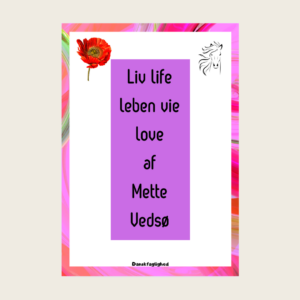 “Liv life leben vie love” af Mette Vedsø - Et litteraturforløb