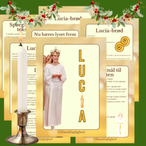 🕯️ Lucia – tradition, sang og lys  Et lille hæfte til mellemtrinnet