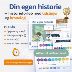 Din egen historie – historieforløb med tidslinjer og kronologi