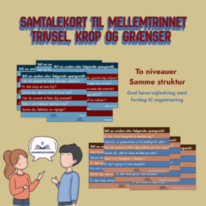 Samtalekort til mellemtrinnet – trivsel, krop og grænser