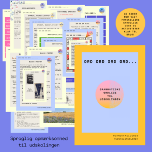 Ord, ord, ord... Grammatiske ordlege til udskolingen