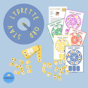 Stav lydrette ord med spinner