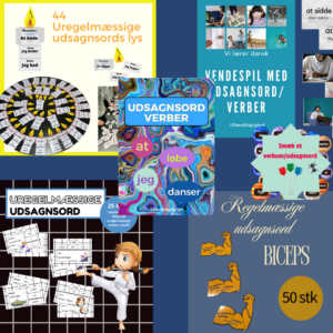 Leg og læring med udsagnsord – sjove og effektive materialer til undervisningen